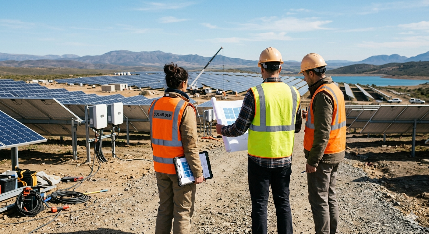 Solar project design and visualisation example two