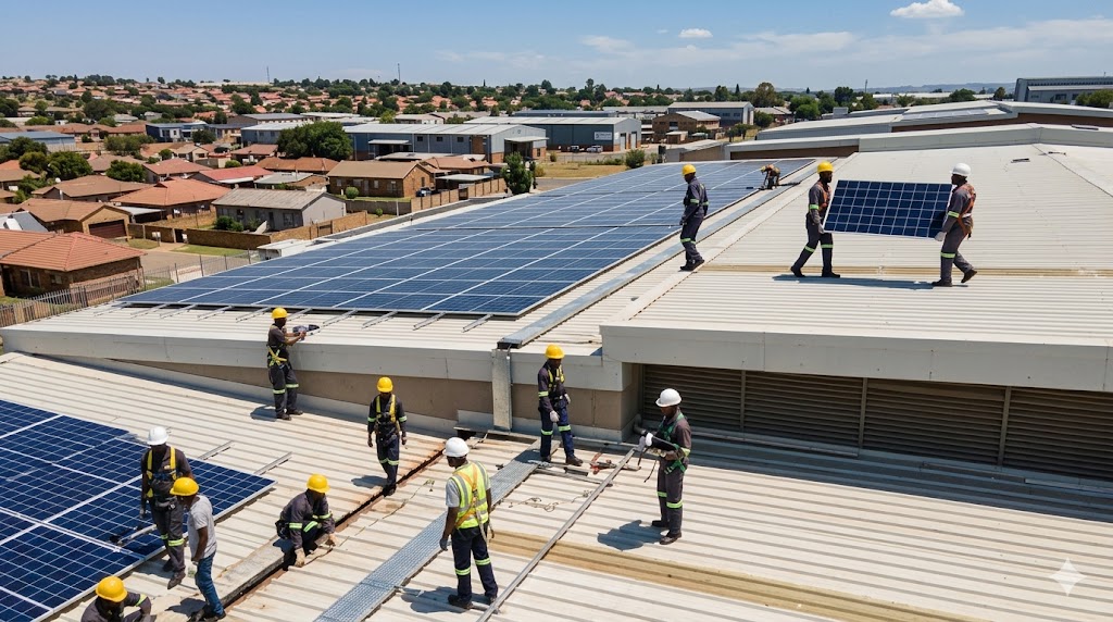 Solar project design and visualisation example three